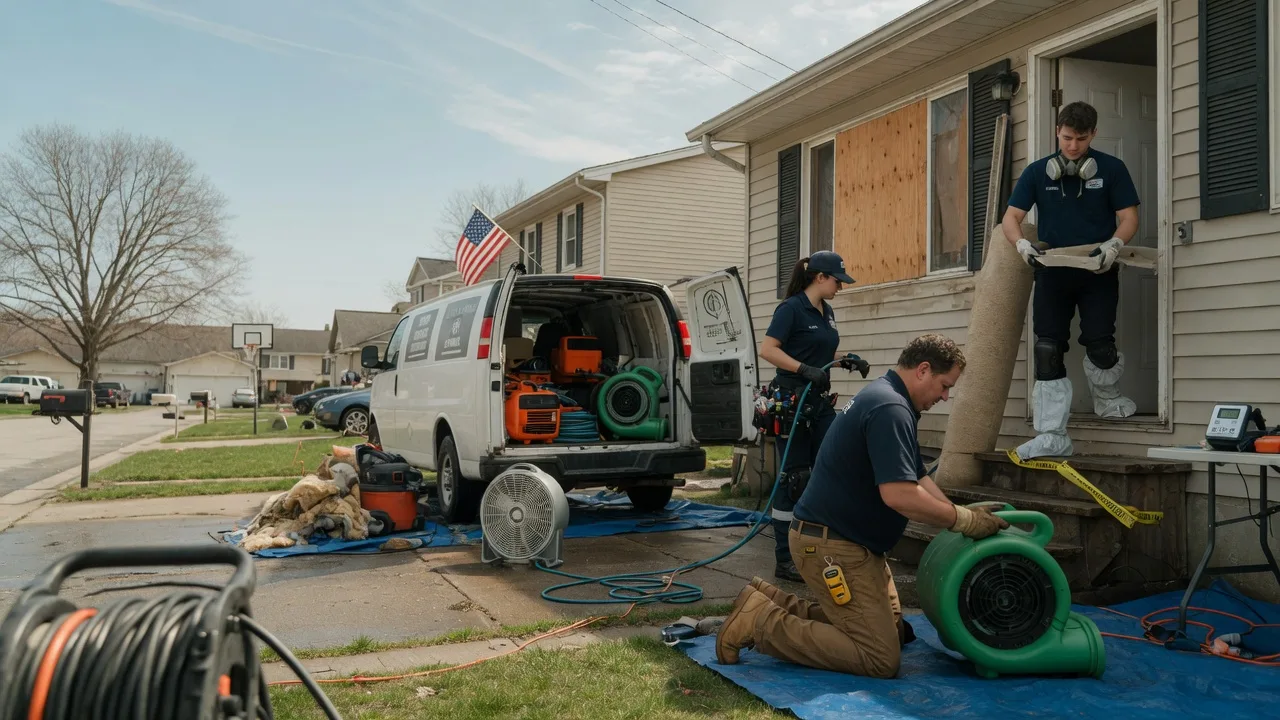 Water Damage Restoration in Olpe, KS near me
